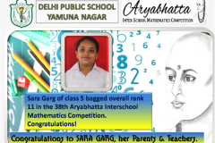 Aryabhatta Inter School Mathematics Competition